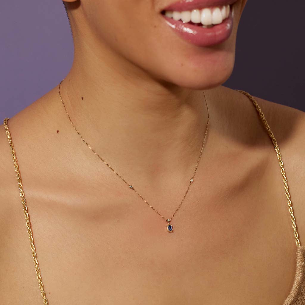 サファイアバースストーンネックレス 9月 – MILAMORE JAPAN