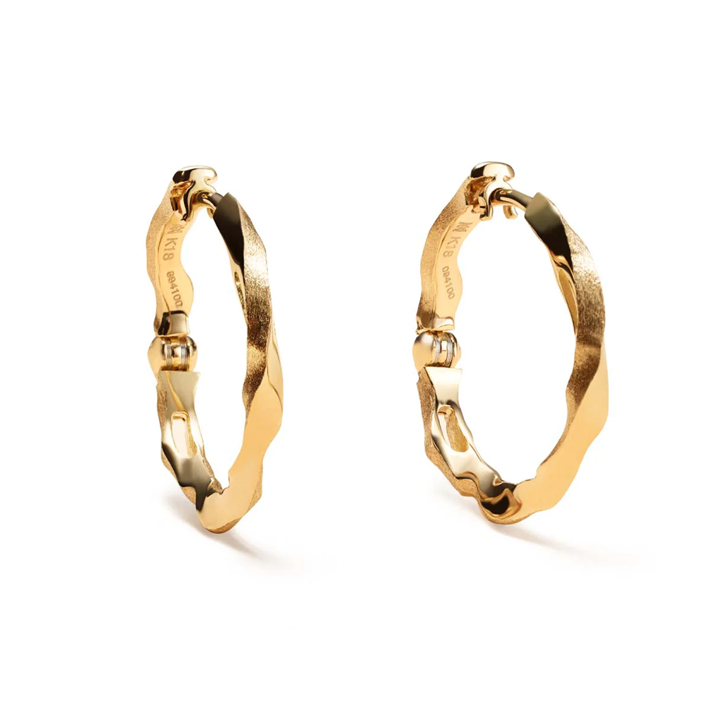 KINTSUGI ENフープピアス Medium – MILAMORE JAPAN KINTSUGI ENフープピアス Medium – MILAMORE JAPAN