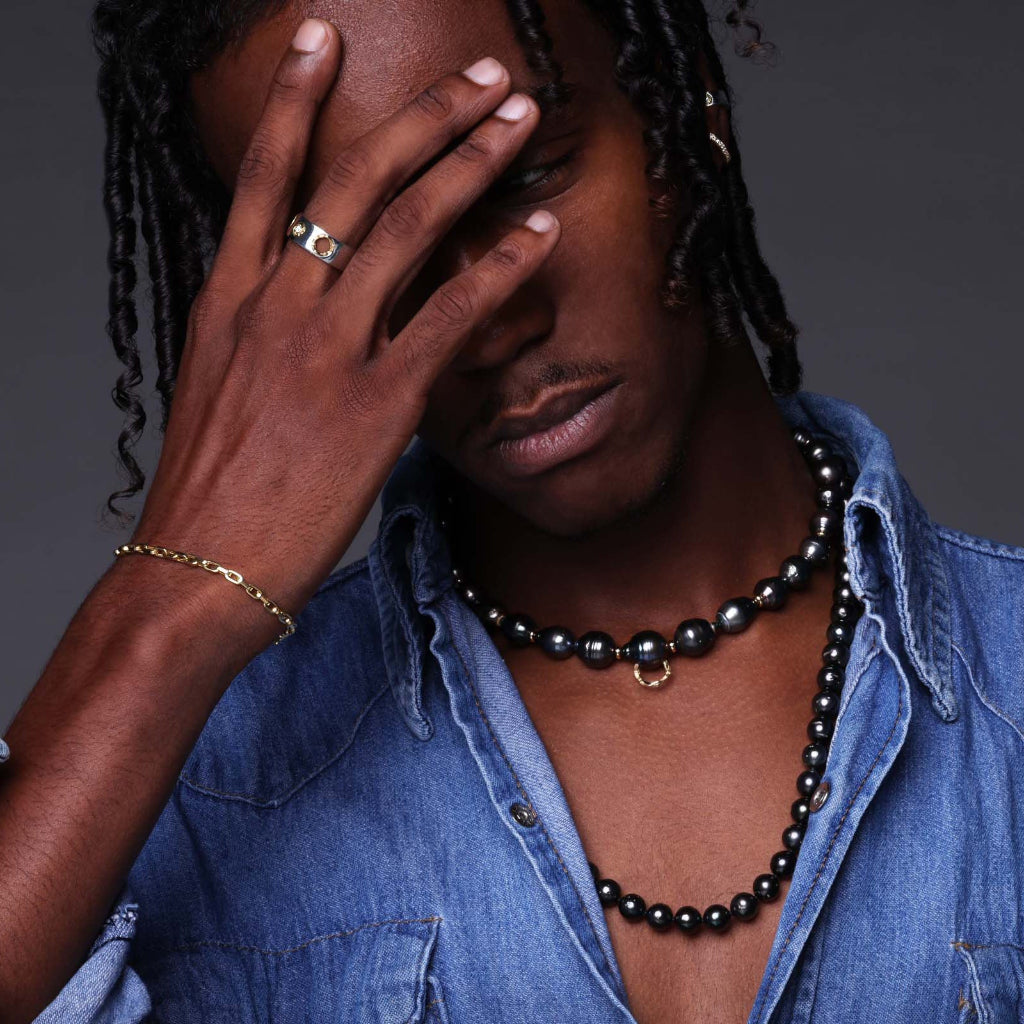 クラシックノワールパールデュオチェーン