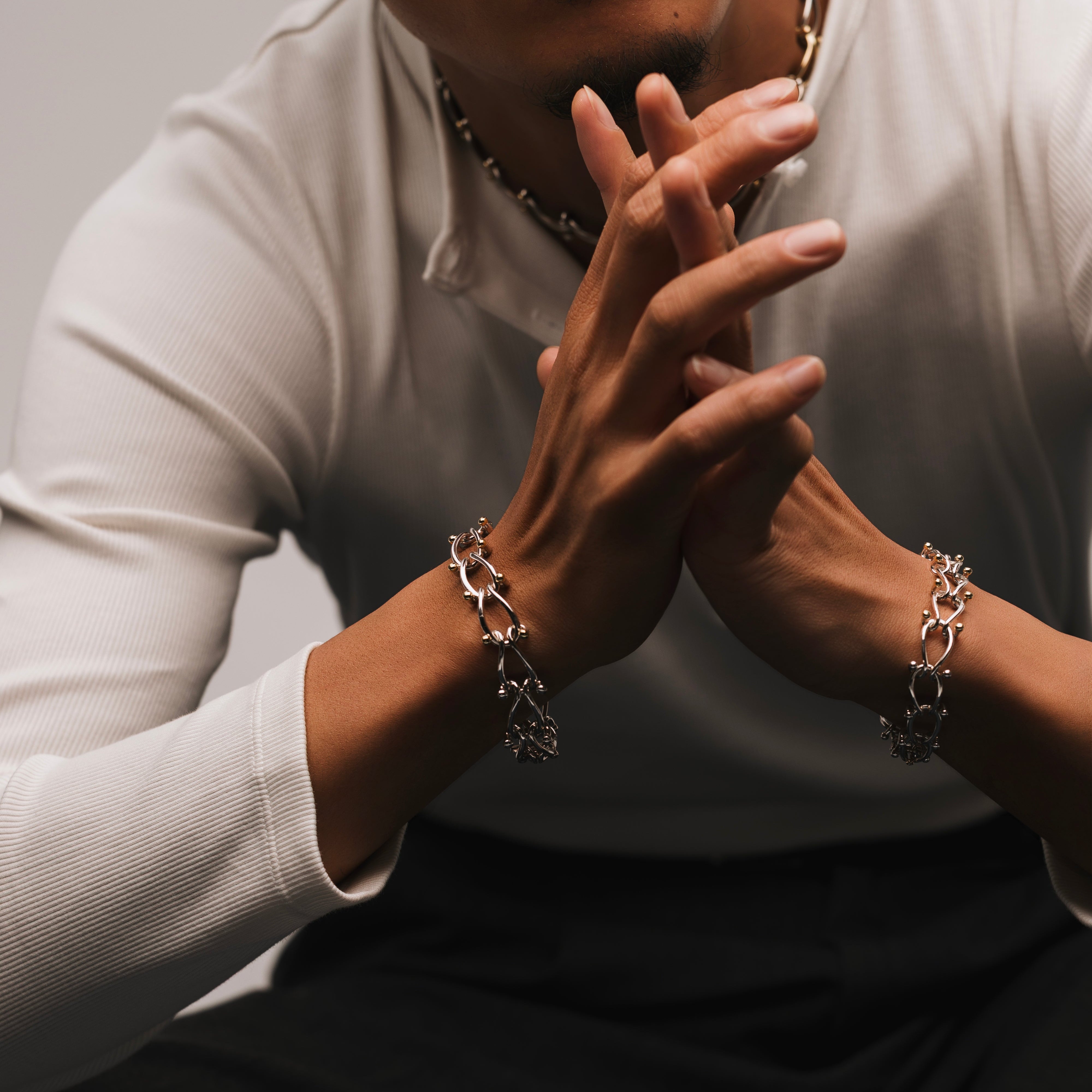 HASSOUパズルデュオチェーンJr.ブレスレット