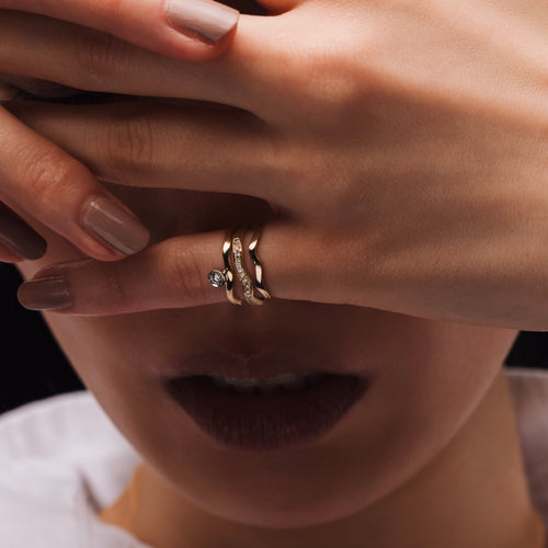 KINTSUGIダイヤモンドヴァインピンキーリング