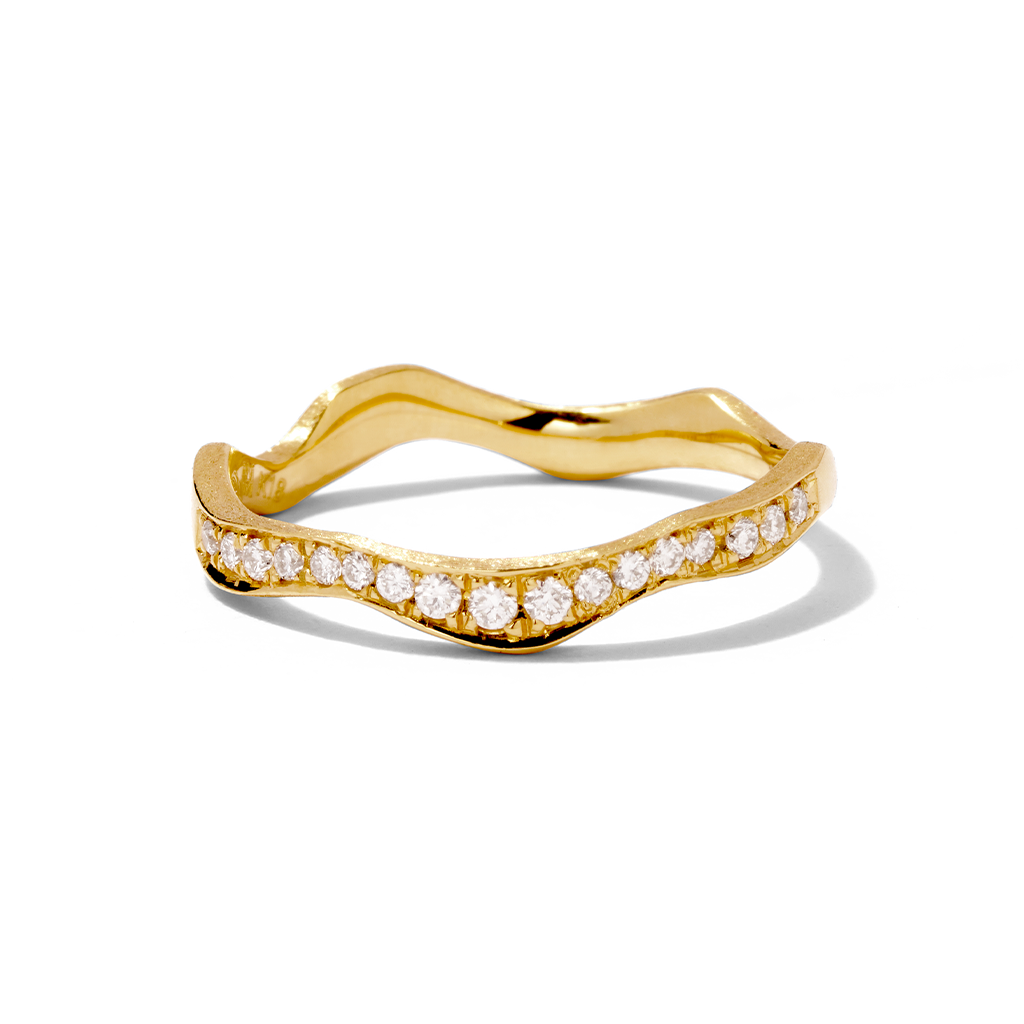 KINTSUGIパヴェダイヤモンドヴァインピンキーリング