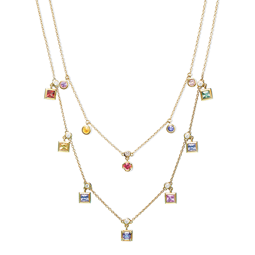 【WEB限定】リトルシスターキャンディサファイアネックレス