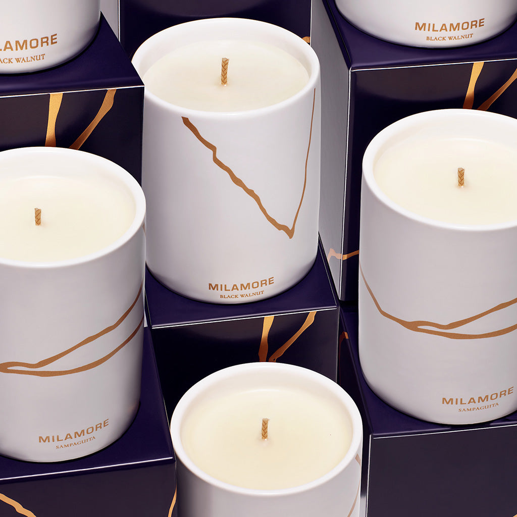 ブラックウォールナットキャンドル