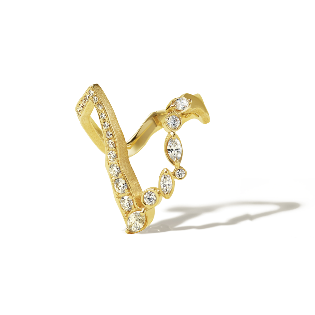 KINTSUGIヴィクトリアフロートパヴェダイヤモンドリング