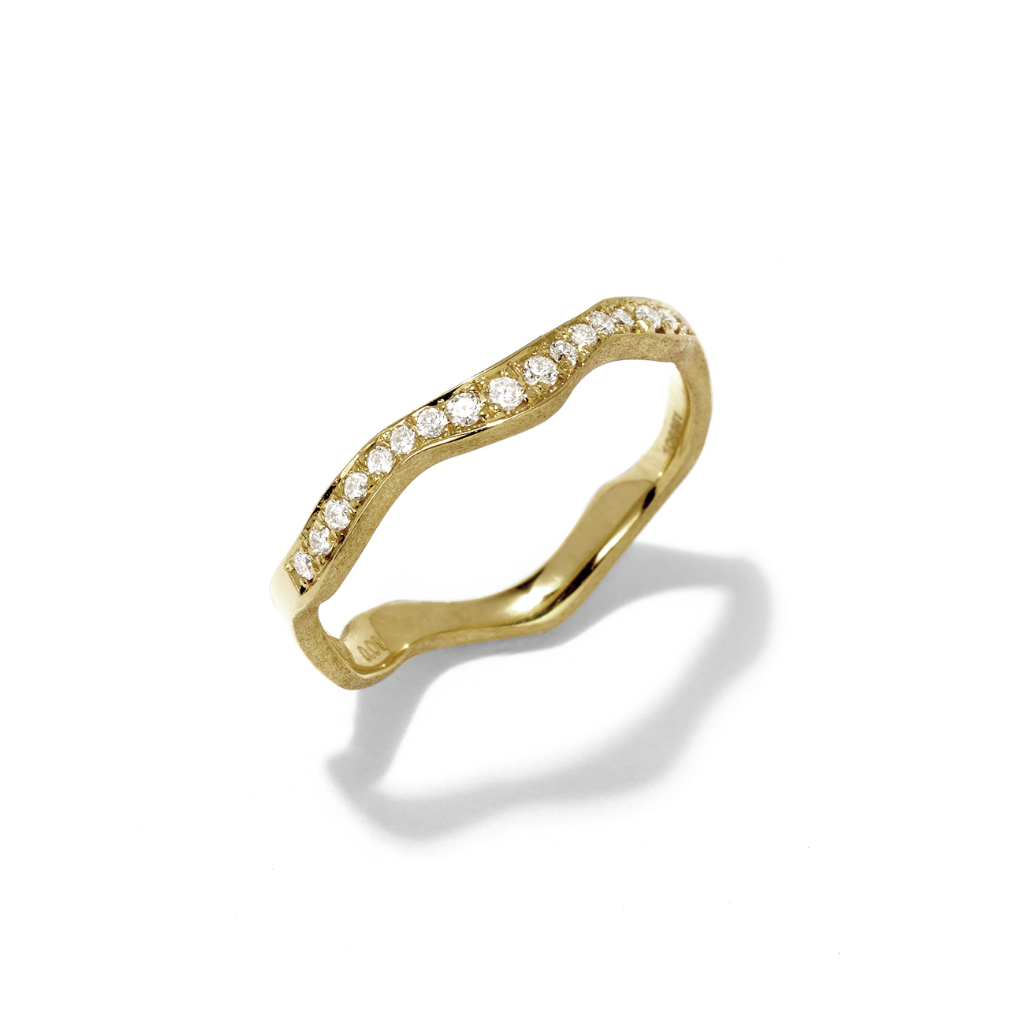 KINTSUGIパヴェダイヤモンドヴァインピンキーリング