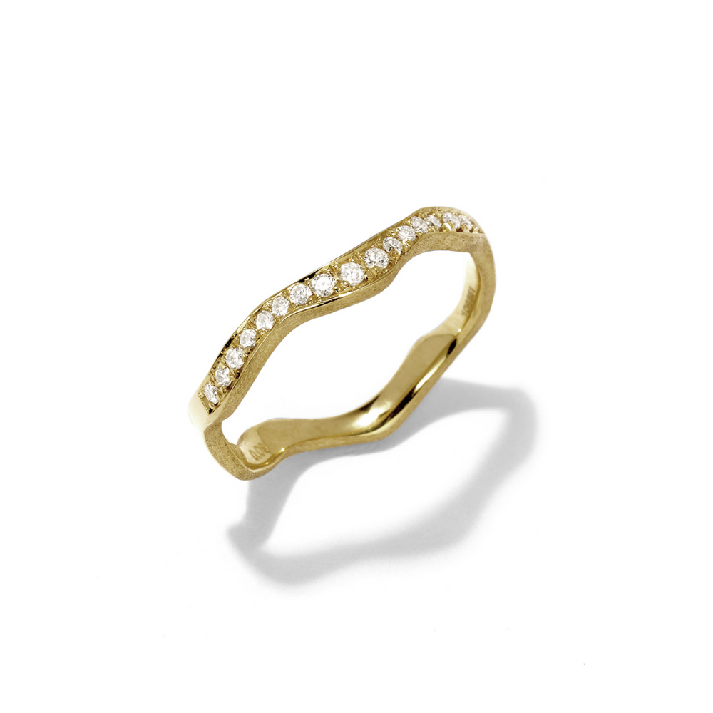 KINTSUGIパヴェダイヤモンドヴァインピンキーリング