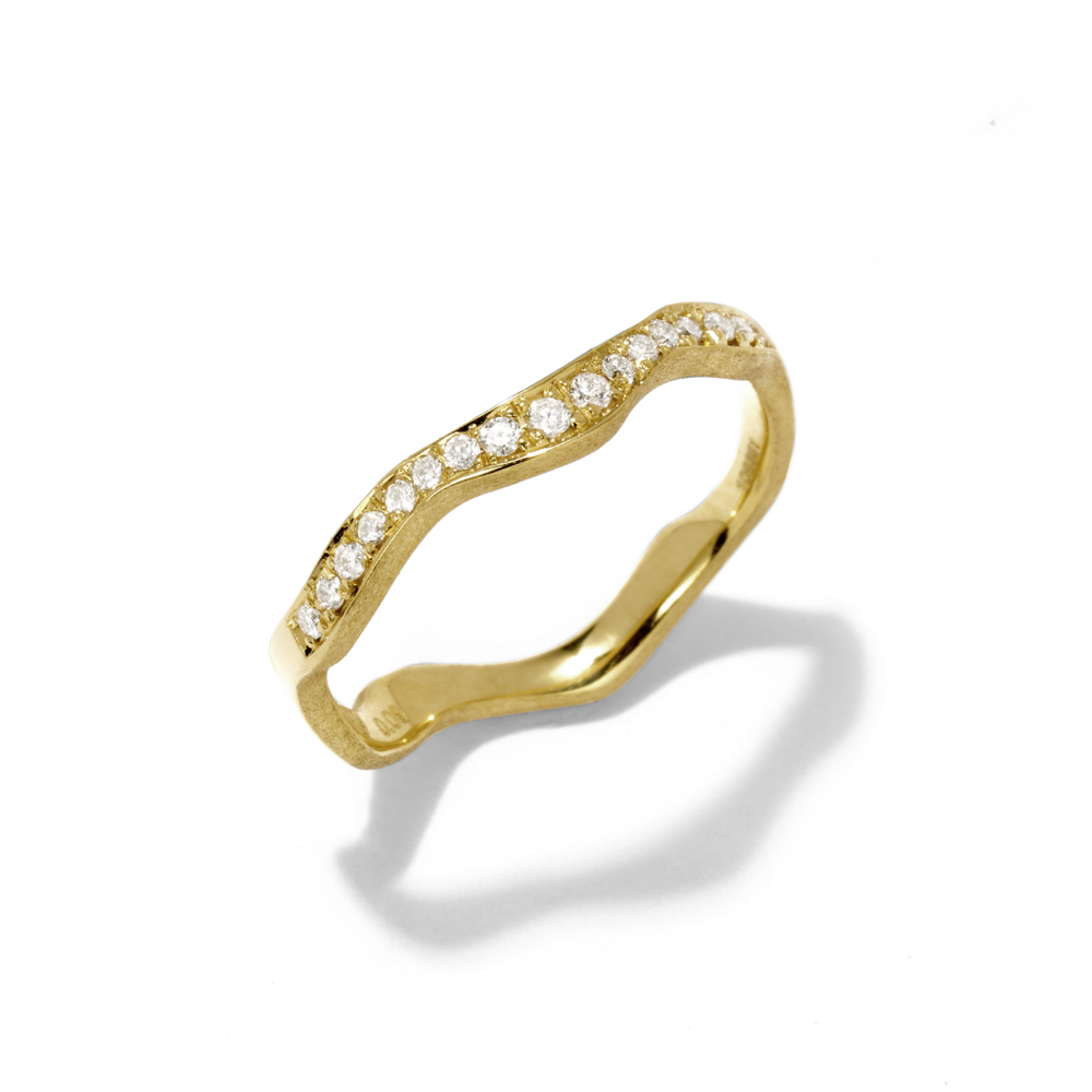 KINTSUGIパヴェダイヤモンドヴァインピンキーリング