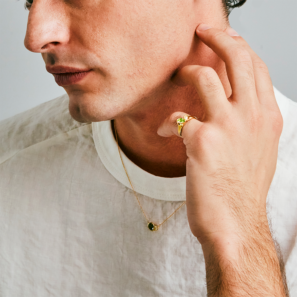 デュオハートカクテルリング