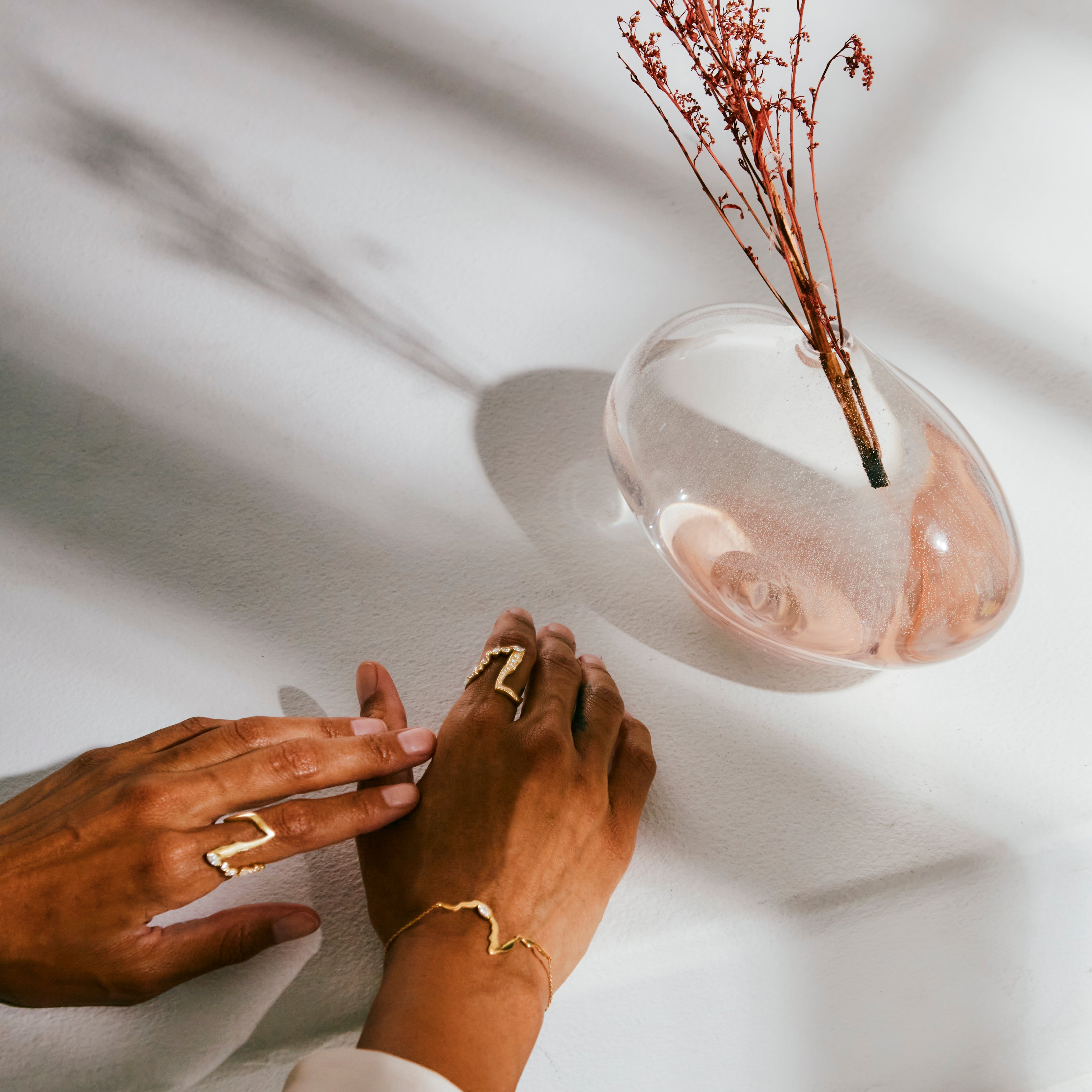 KINTSUGIヴィクトリアフロートダイヤモンドリング