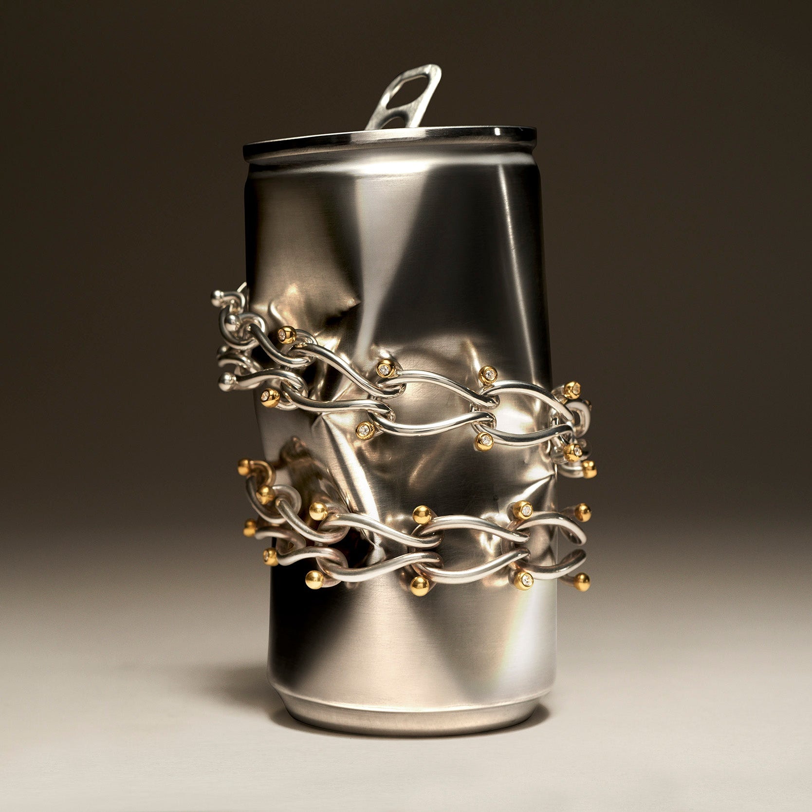 HASSOUパズルデュオチェーンブレスレット - Mens