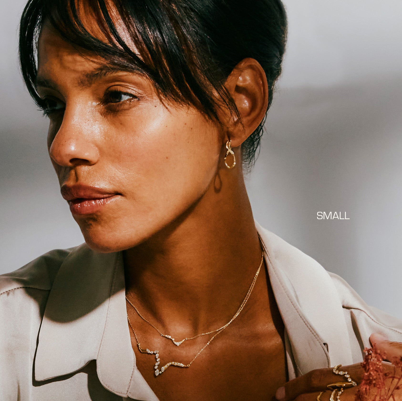 KINTSUGIインフィニティフープピアス Small - Bridal