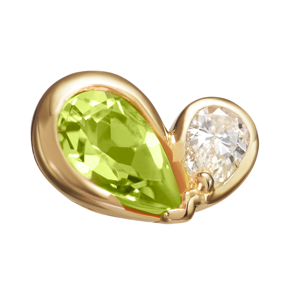 デュオハートカクテルリング