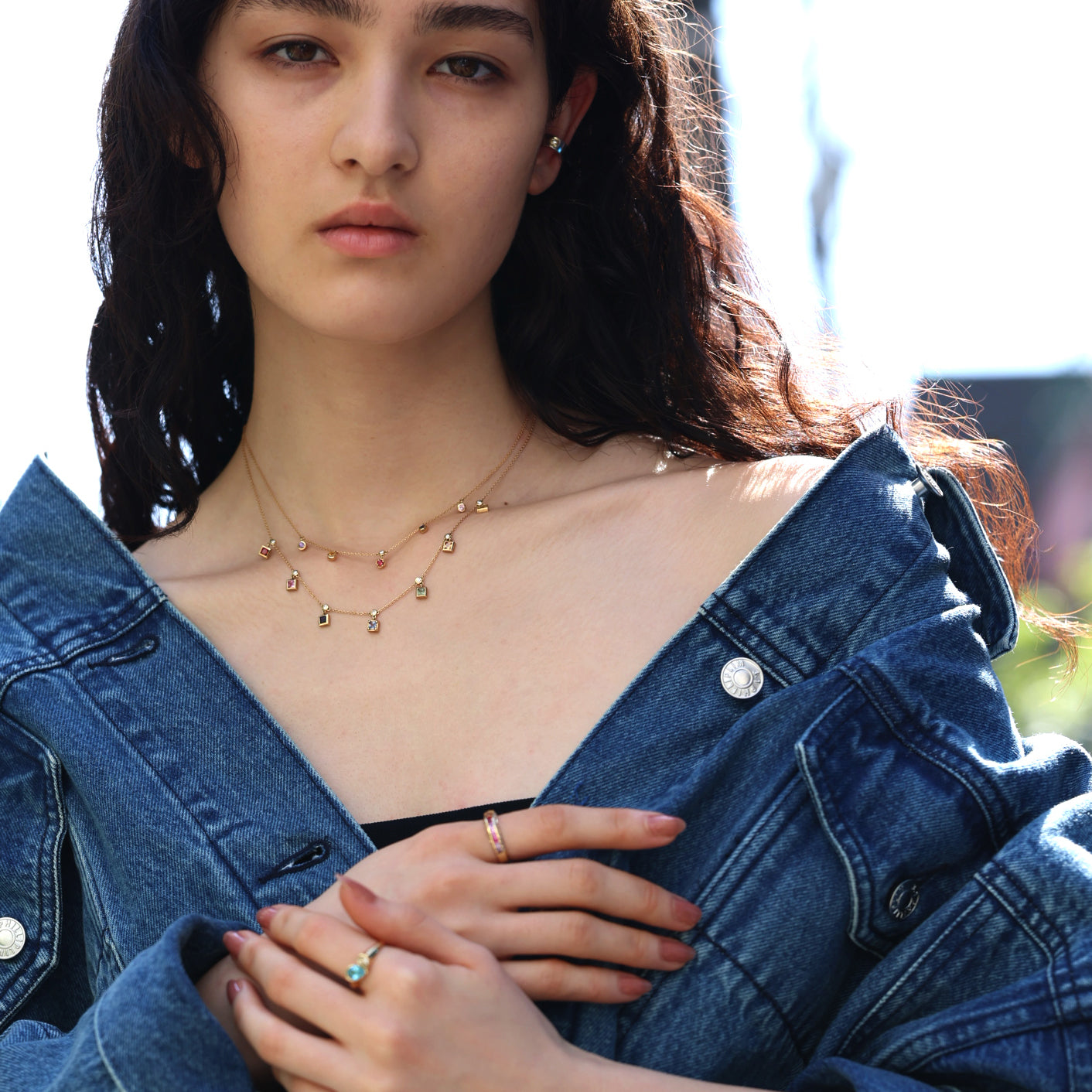 【WEB限定】リトルシスターキャンディサファイアネックレス