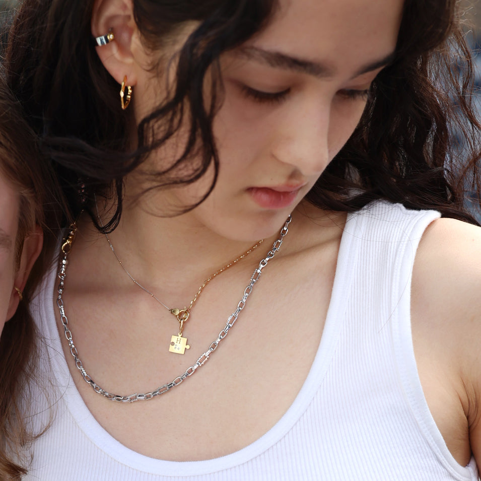 ENオープンダイヤモンドイヤーカフ