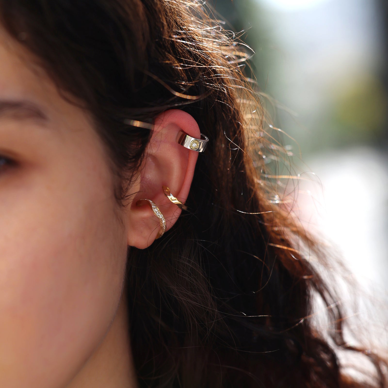 KINTSUGIパヴェヴァインイヤーカフ - Bridal