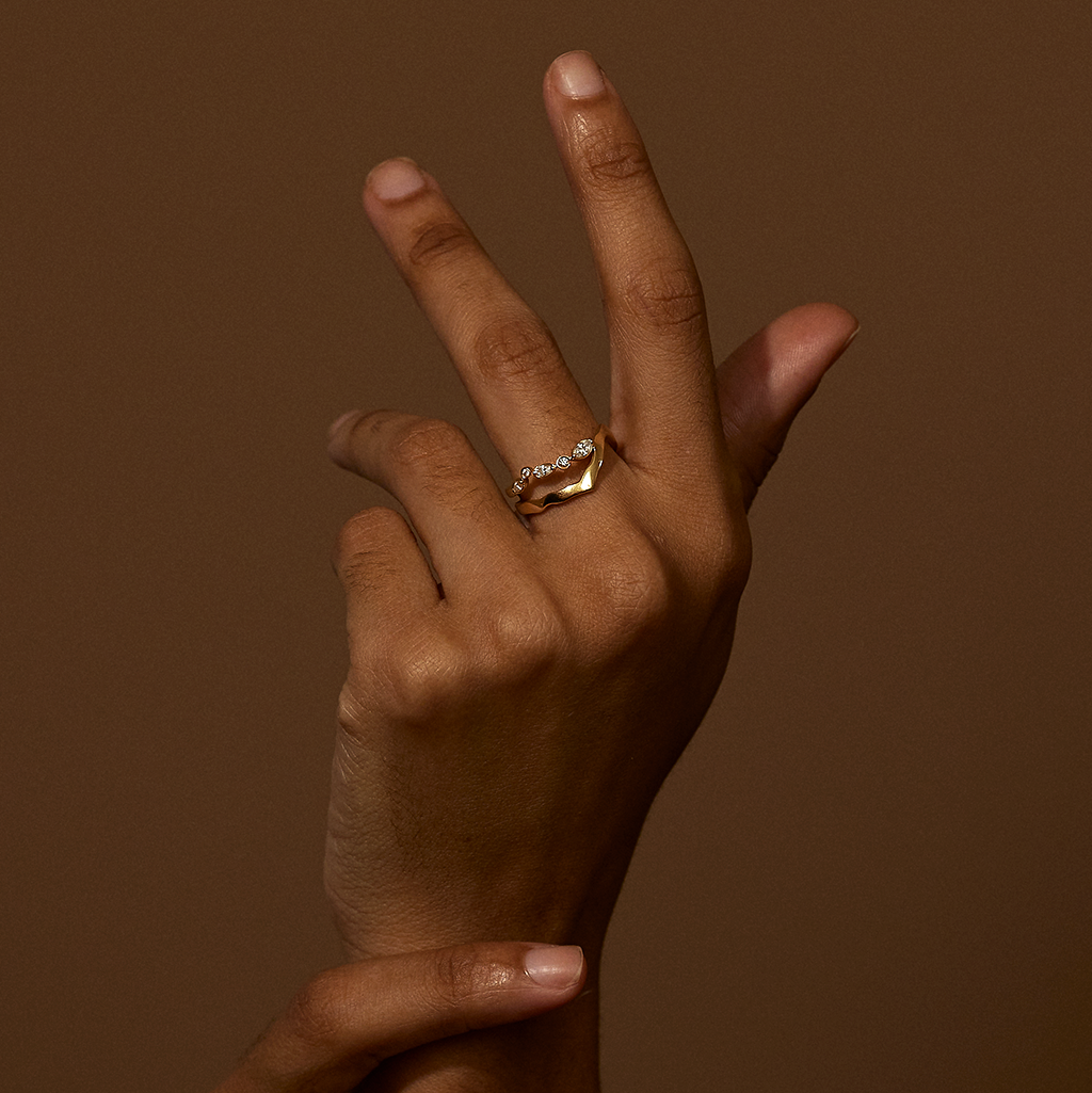 KINTSUGIフロートダイヤモンドリングⅠ - Bridal