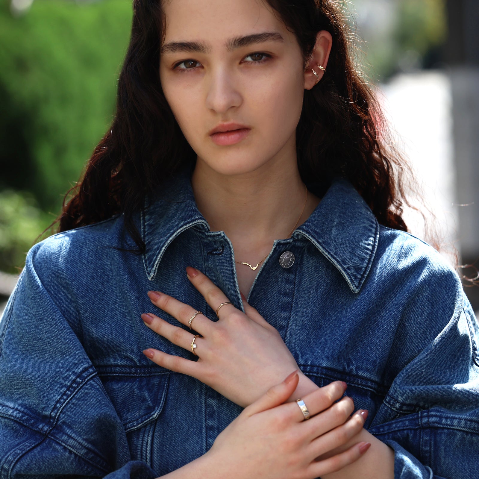 KINTSUGIパヴェヴァインイヤーカフ - Bridal