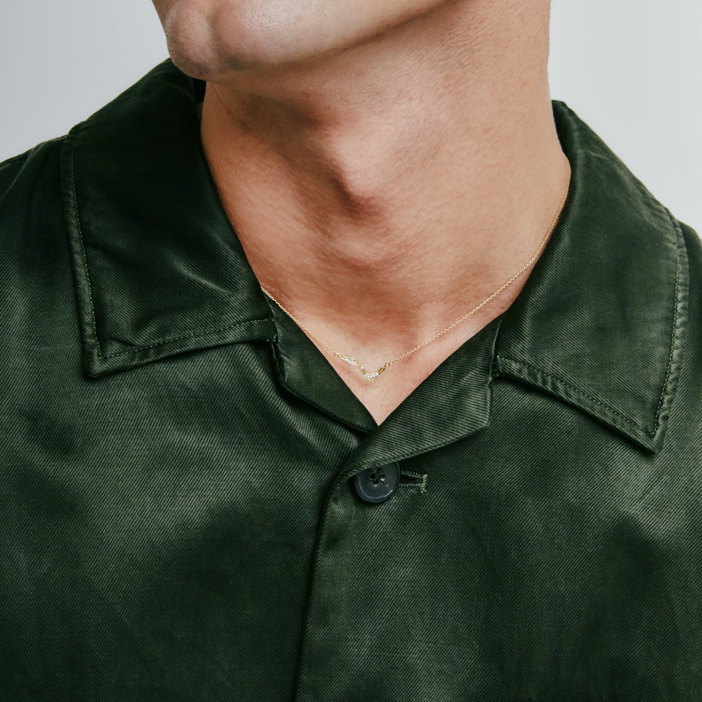 KINTSUGIミニパヴェダイヤモンドネックレス - Bridal