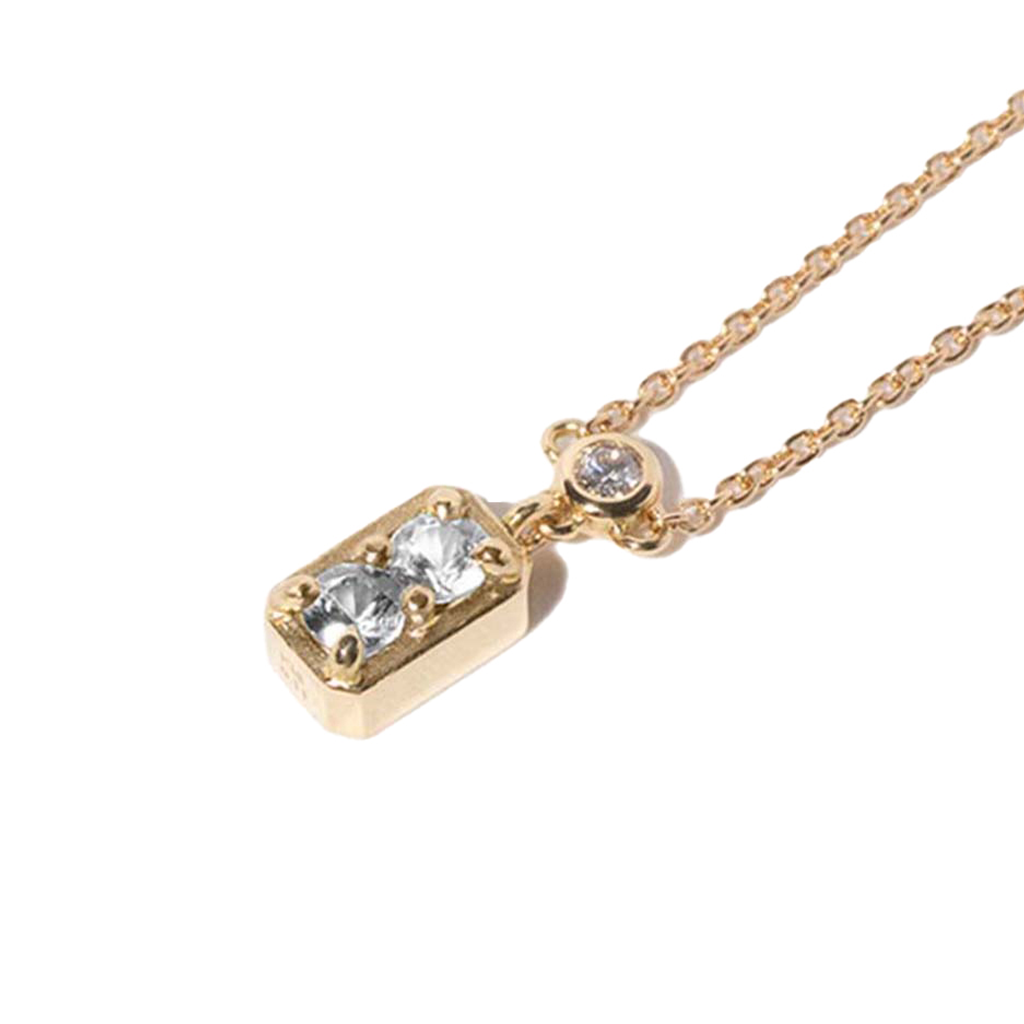 ダイヤモンドバースストーンネックレス  ４月