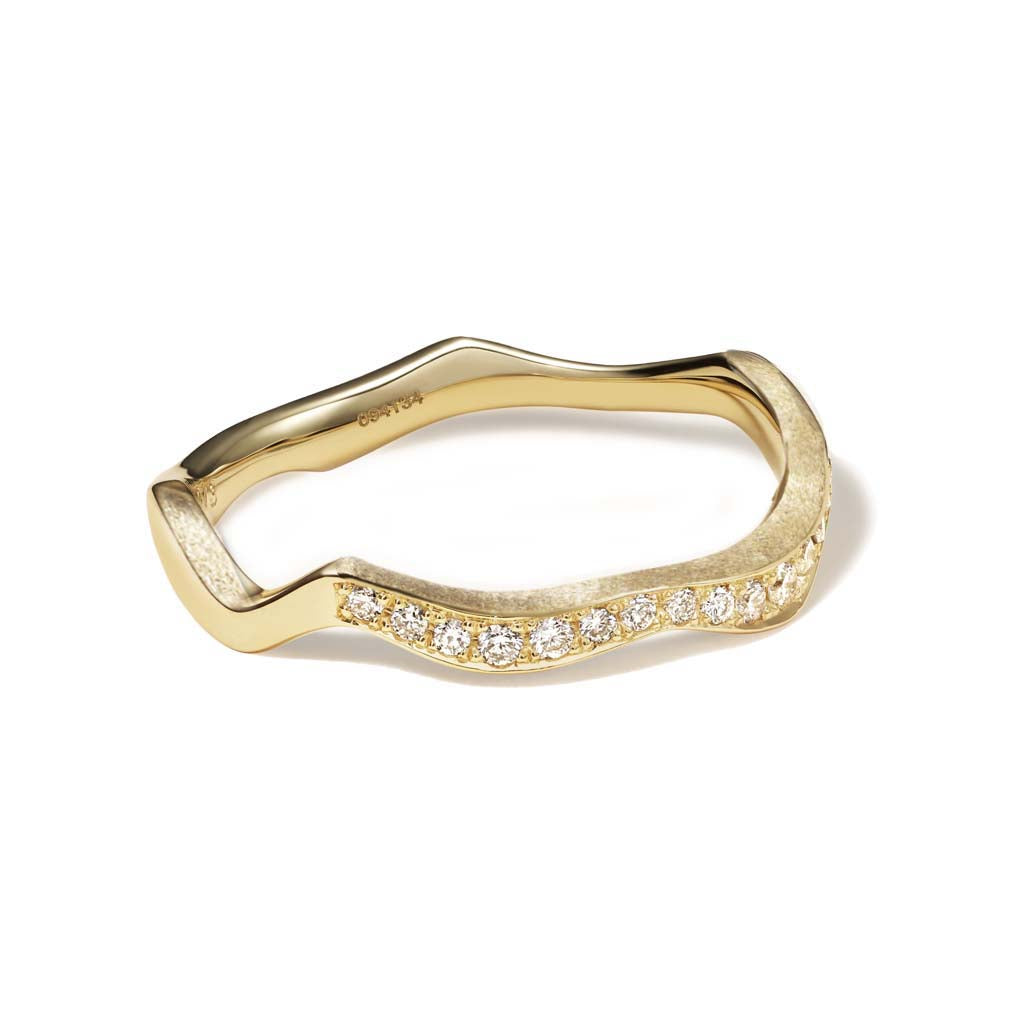 KINTSUGIパヴェダイヤモンドヴァインリング - Bridal