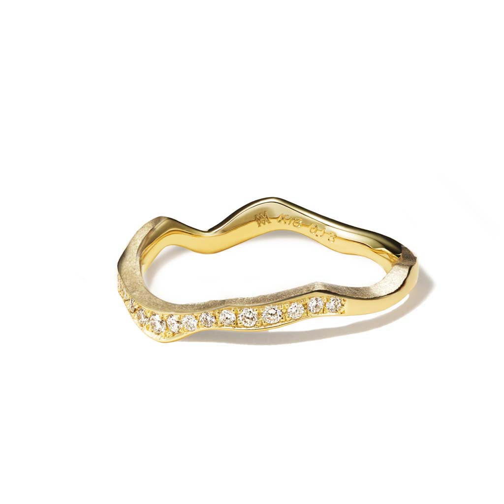 KINTSUGIパヴェダイヤモンドヴァインリング - Bridal