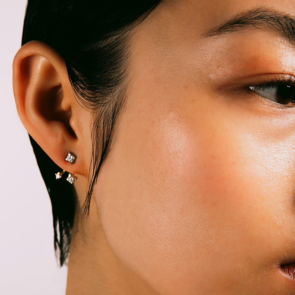 HANABIトリプルバックピアス