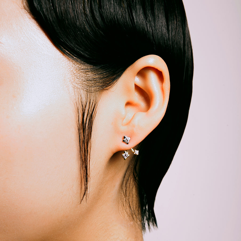 HANABIトリプルバックピアス