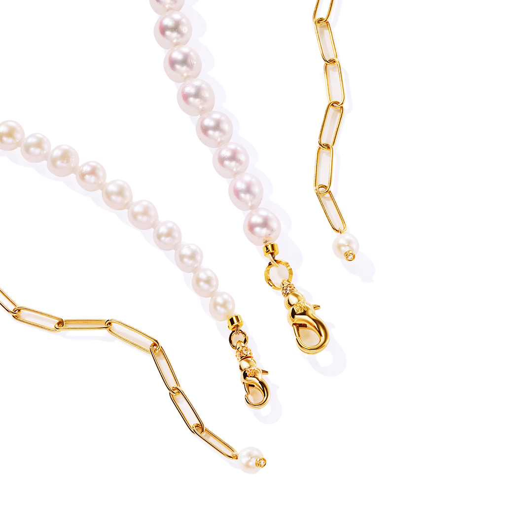 クラシックパールデュオチェーン(7mm)