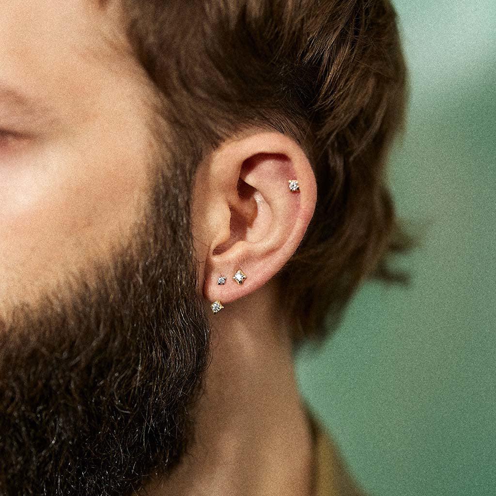 HANABIダブルバックピアス - Bridal