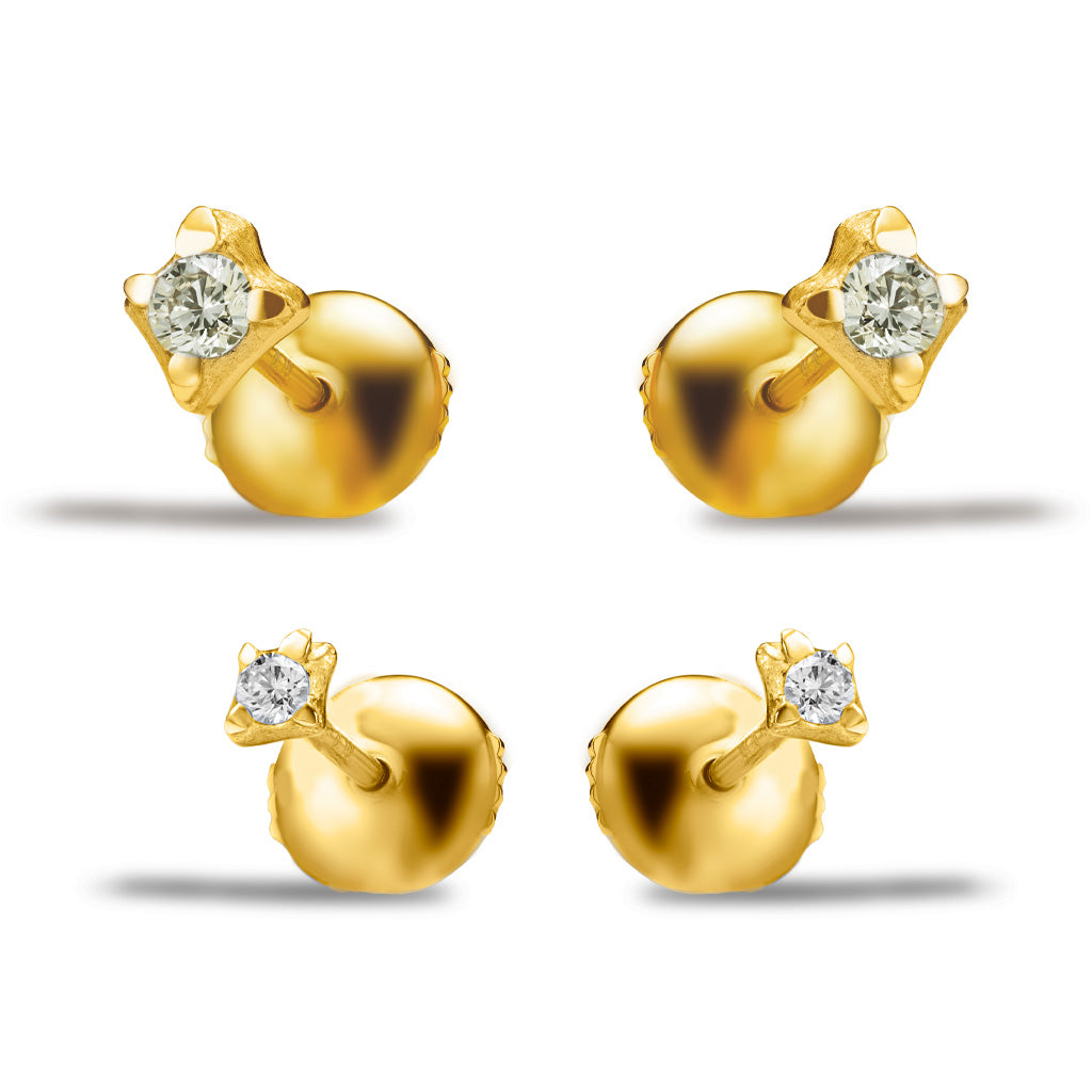 HANABIスタッズピアス YG