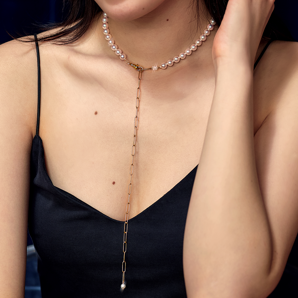 クラシックパールデュオチェーン(7mm)