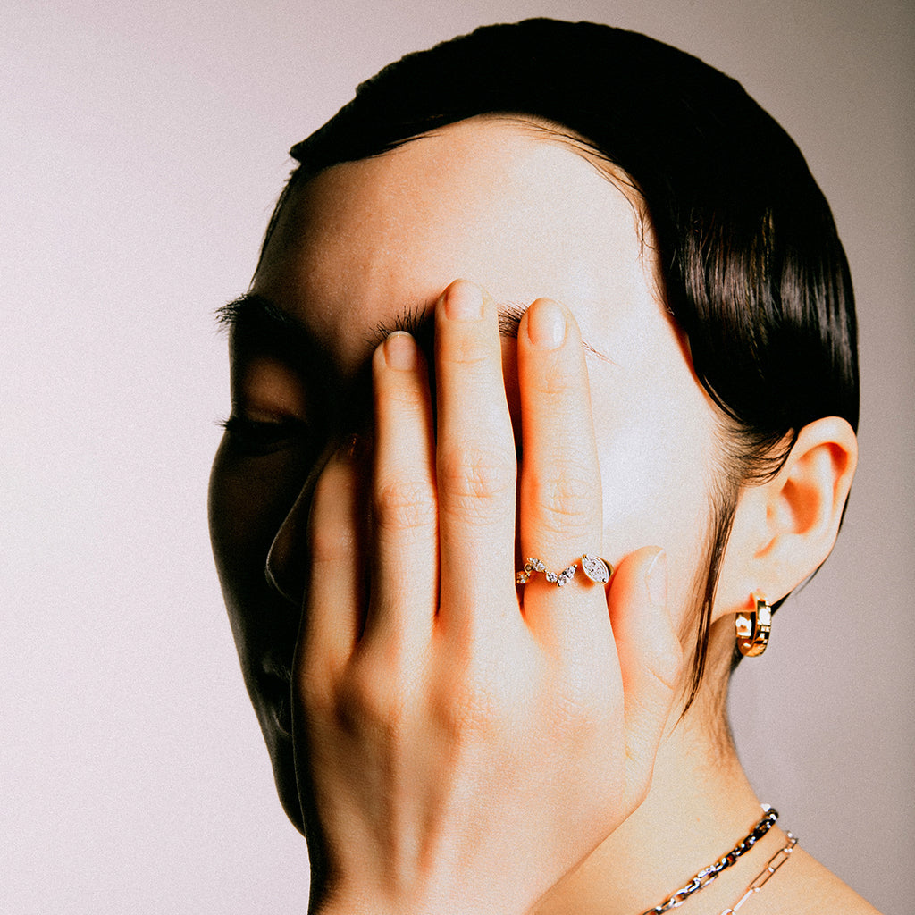 セルフラブフロートダイヤモンドリング