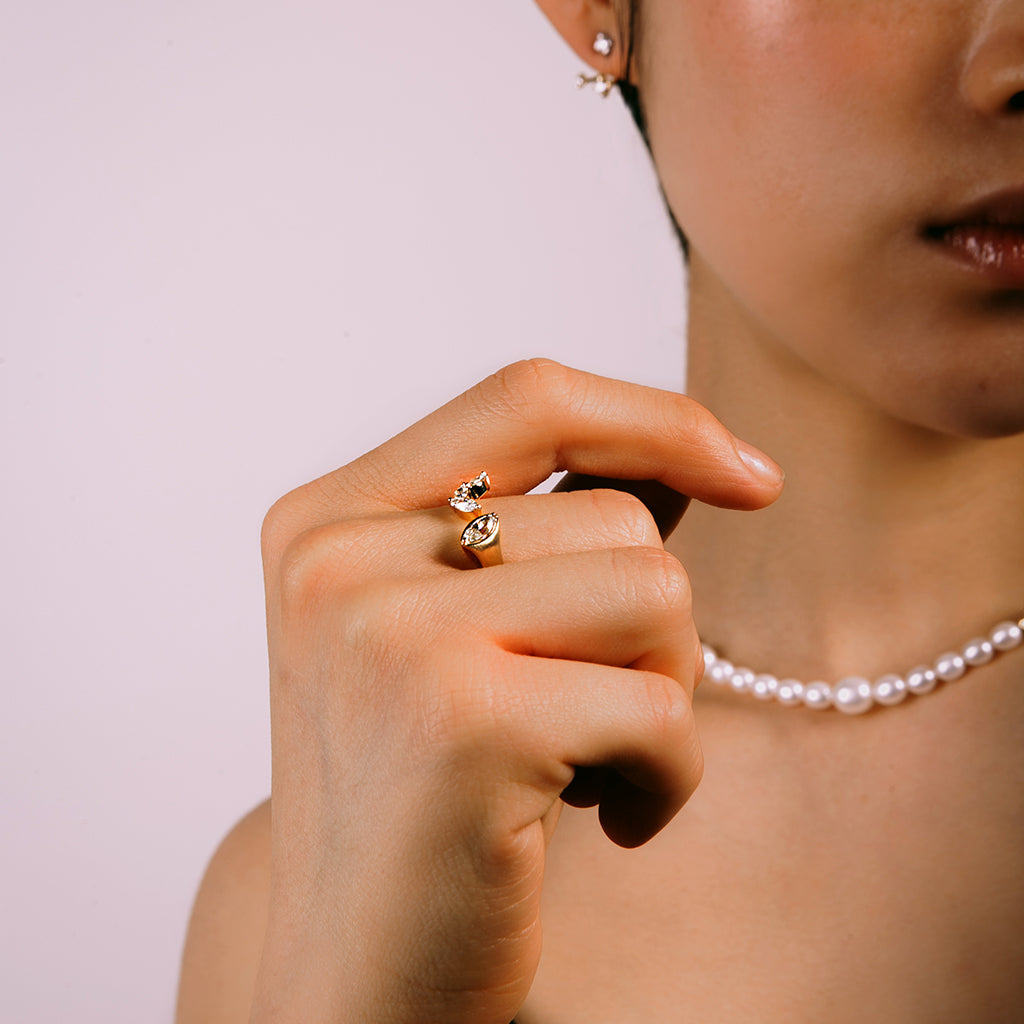 セルフラブフロートダイヤモンドリング