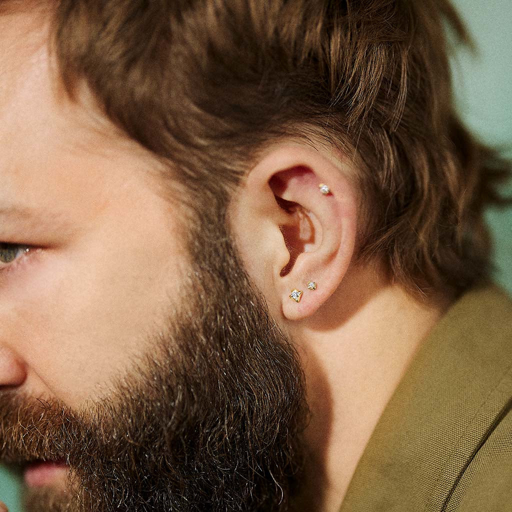 HANABIスタッズピアス YG